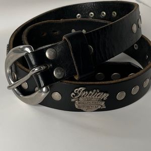 Vintage Indian Motorcycle Men's Belt